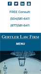 Mobile Screenshot of gertler-law-firm.com